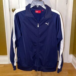 Boys Puma Full Zip Track Jacket Size Large
